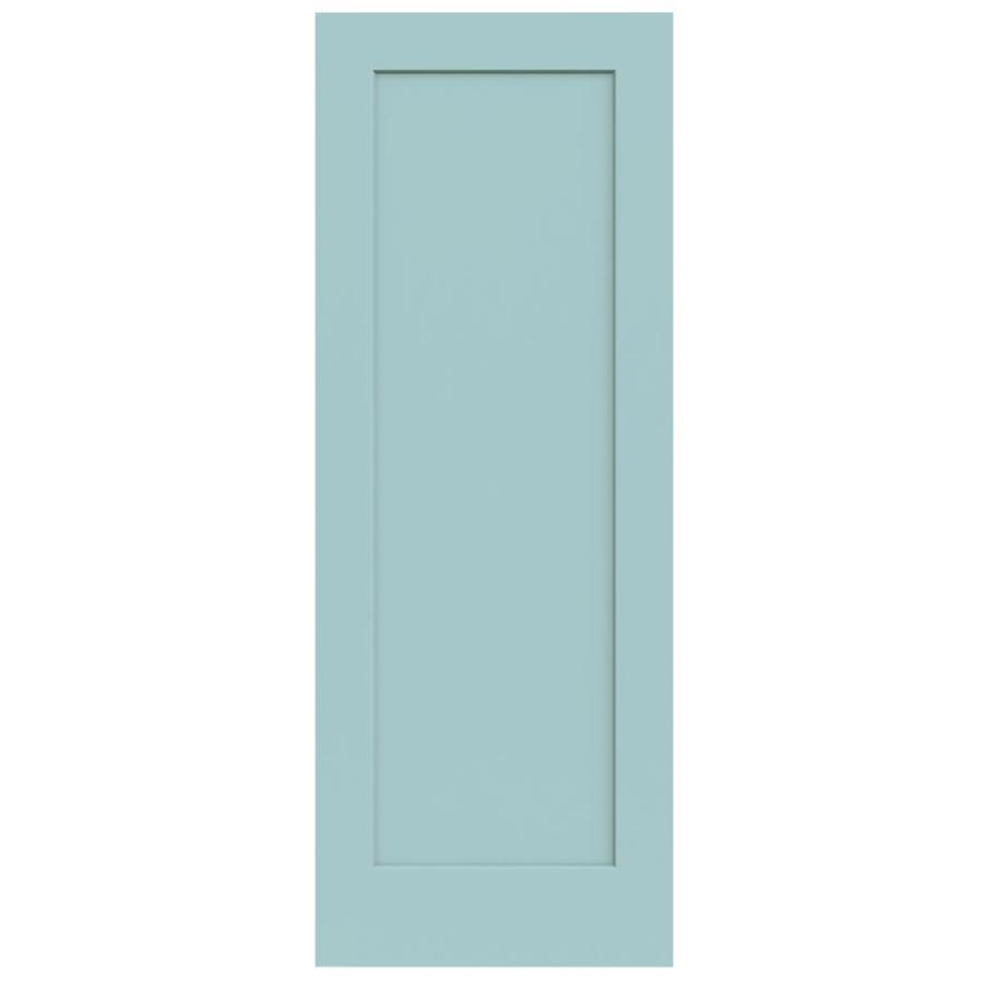 Green Madison Slab Doors At Lowes Com