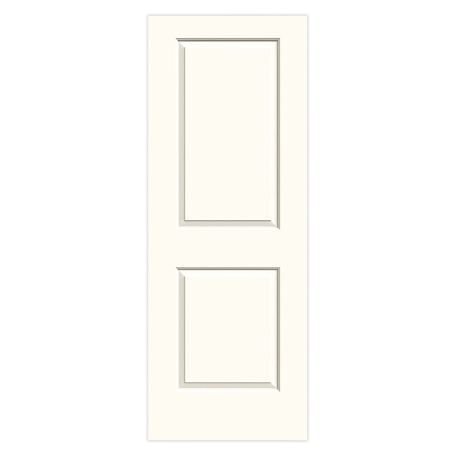 JELDWEN Cambridge White 2Panel Square Hollow Core Molded Composite