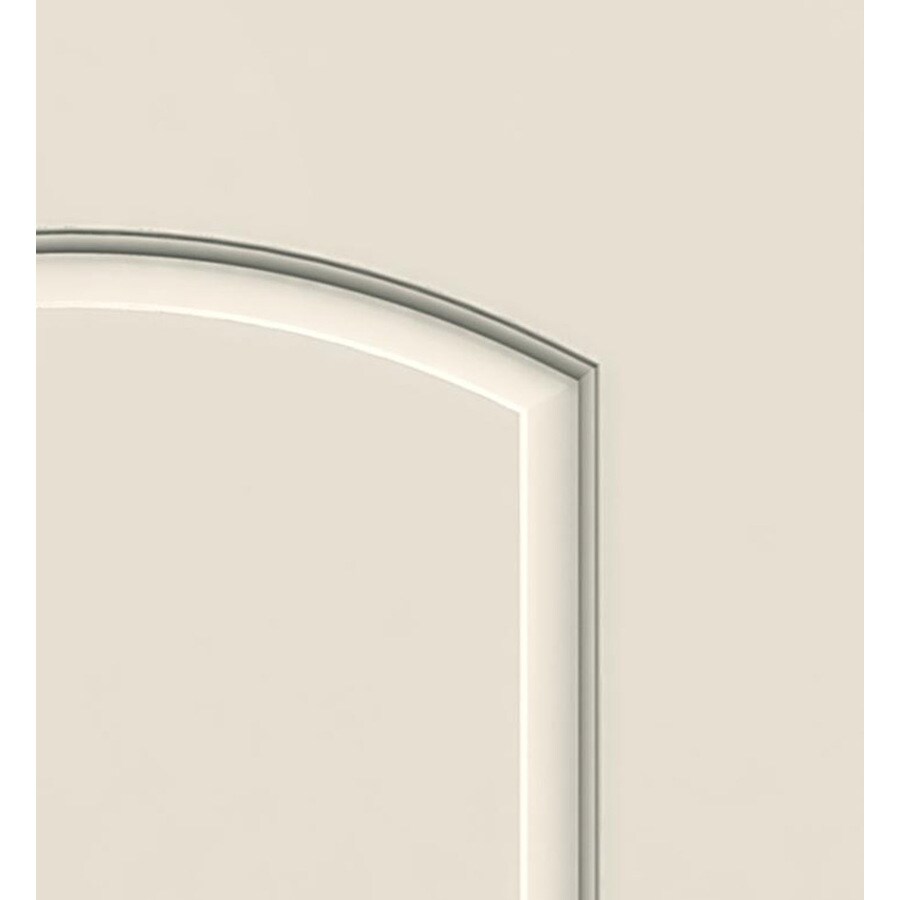 Jeld Wen Continental White 2 Panel Round Top Solid Core Molded
