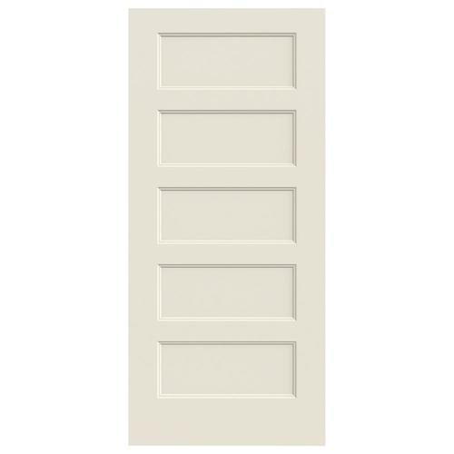 Jeld Wen Conmore Primed 5 Panel Equal Solid Core Molded Composite