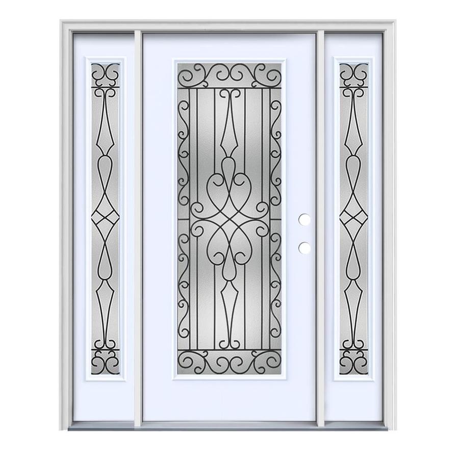 Jeld Wen Wyngate Full Lite Decorative Glass Left Hand Inswing
