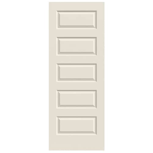 Jeld Wen Rockport Primed 5 Panel Equal Hollow Core Molded Composite Slab Door Common 30 In X 80 In Actual 30 In X 80 In At Lowes Com