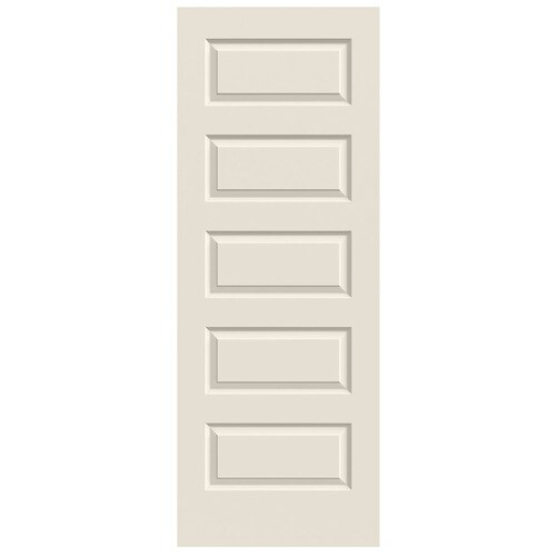 Jeld Wen Rockport Primed 5 Panel Equal Hollow Core Molded Composite Slab Door Common 30 In X 80 In Actual 30 In X 80 In At Lowes Com