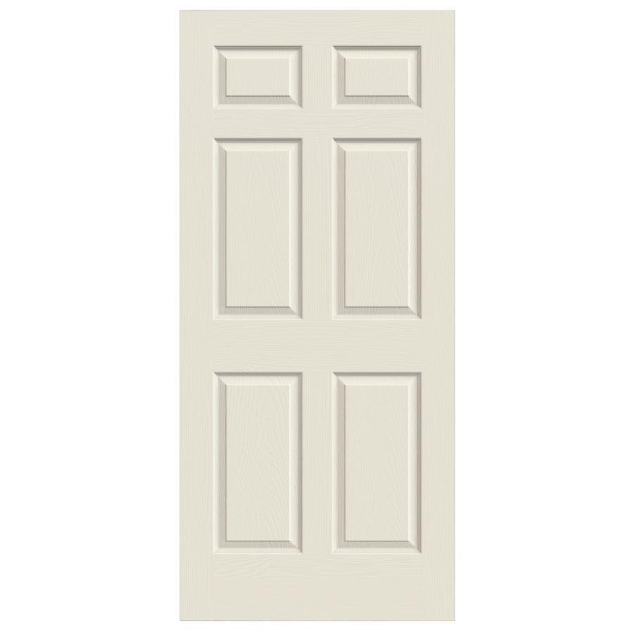 Masonite Traditional 30-in x 80-in 6-panel Solid Core Molded Composite Slab  Door in the Slab Doors department at