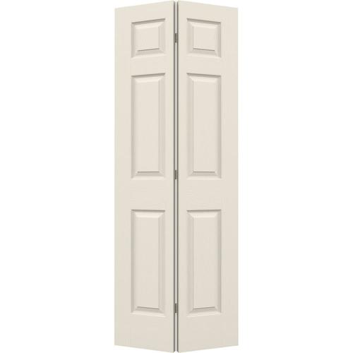 Reliabilt Colonist Primed 6 Panel Molded Composite Bifold Door