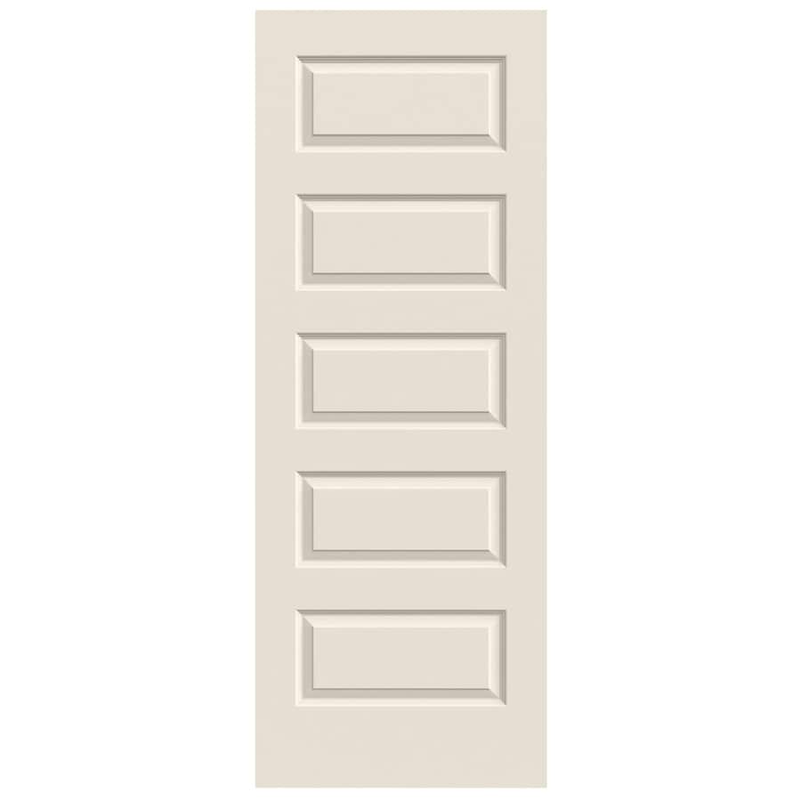 Rockport Primed 5 Panel Equal Solid Core Molded Composite Slab Door Common 30 In X 80 In Actual 30 In X 80 In