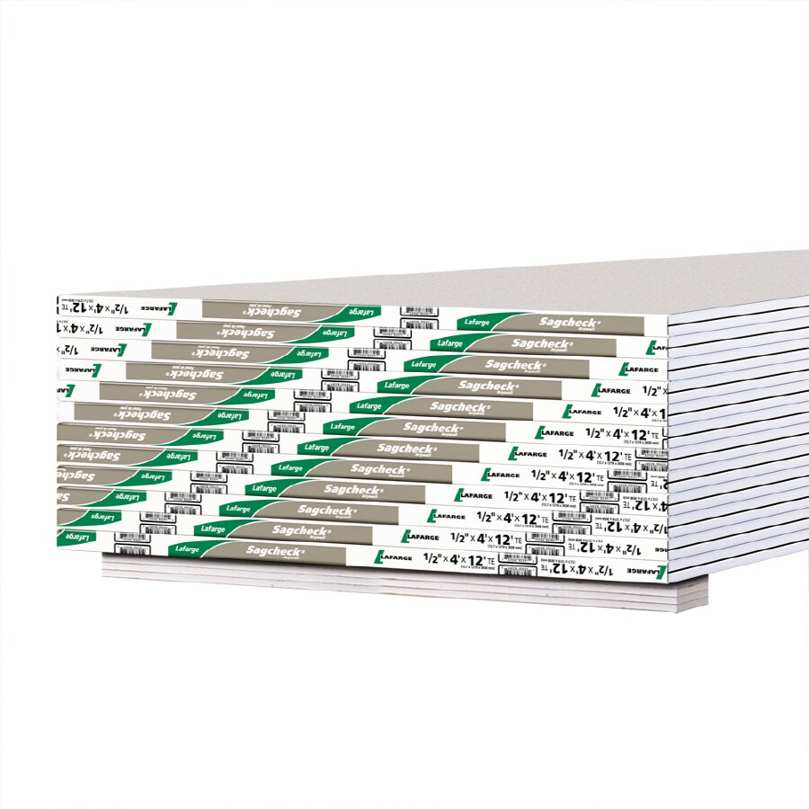 Lafarge Gypsum 1248SCT120000 1/2-in x 4-ft x 12-ft Drywall Panel