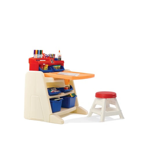 Write A Review About Step2 Flip And Doodle Easel Desk With Stool