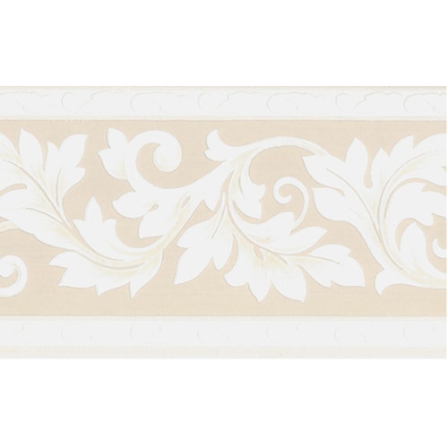 Style Selections 5-in Beige Prepasted Wallpaper Border at Lowes.com