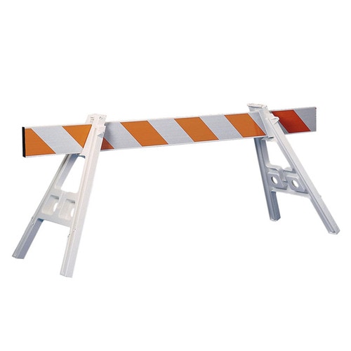 Three D Traffic Works 42-in Plastic A-Frame Barrier Legs and 72-in ...