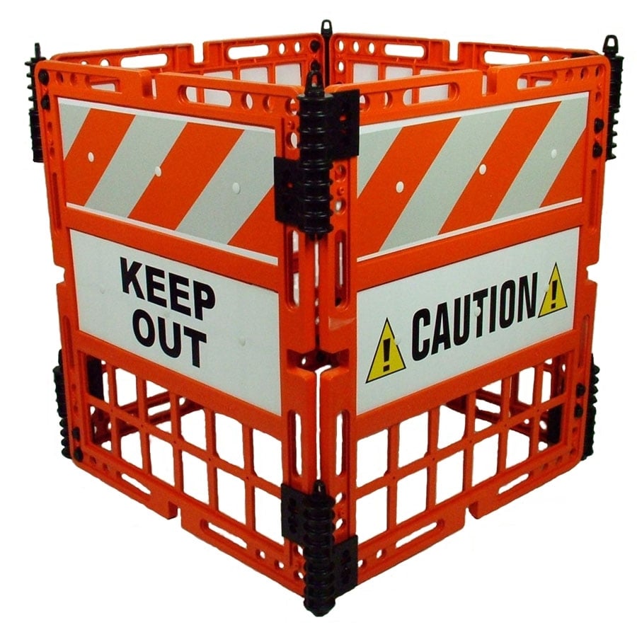 Three D Traffic Works 100820 4 Panel Construction Barrier System