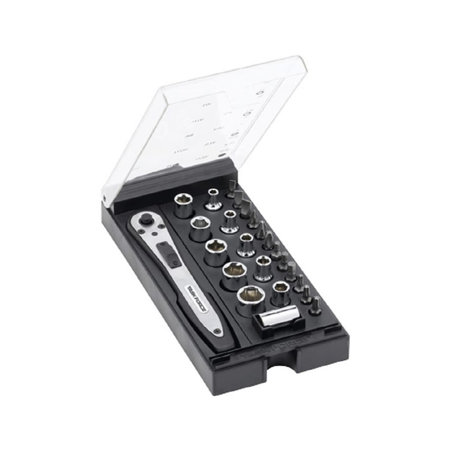 Task Force 12024 24-Piece 1/4" Drive SAE Socket and Bit Set