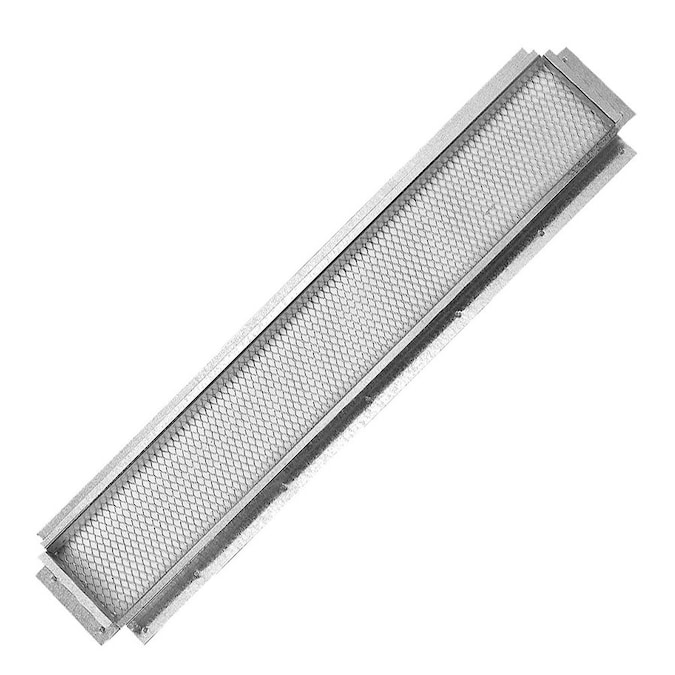 CMI 16.25in L Silver Galvanized Steel Soffit Vent in the Soffit Vents department at