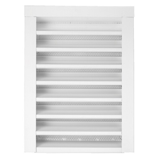 Cmi 14 In X 18 In White Rectangle Steel Gable Vent At Lowes Com