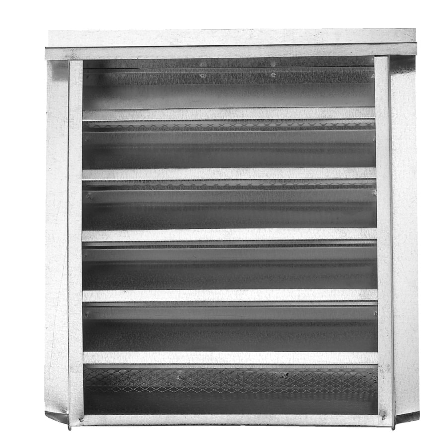 CMI 14in x 18in Silver Rectangle Steel Gable Vent at