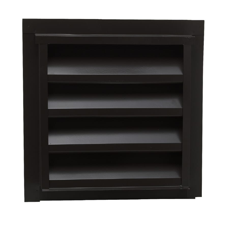 Shop CMI 14in x 24in Brown Rectangle Steel Gable Vent at