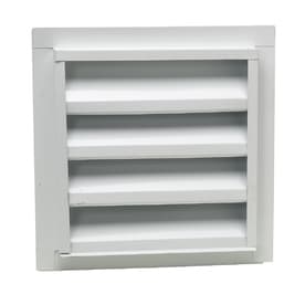 CMI White Steel Gable Vent (Fits Opening: 12.25-in x 12.25-in; Actual: 12-in x 12-in)