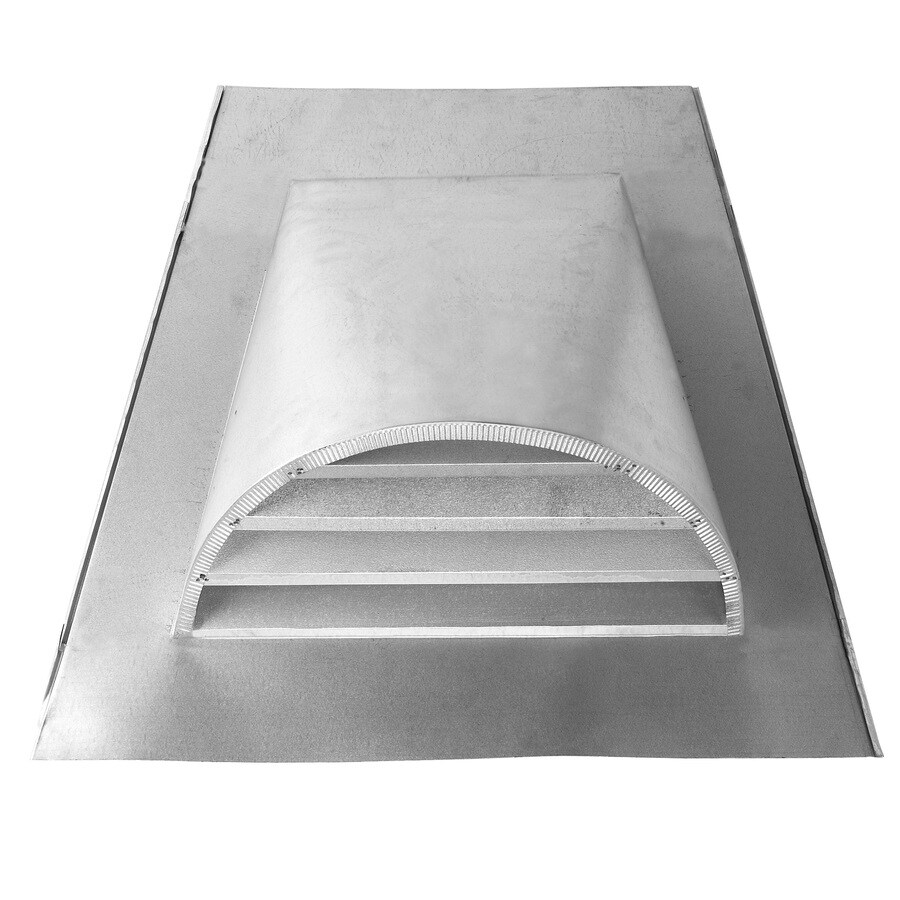 Cmi 24 X 12 Galvanized Half Round Roof Dormer Hard Flange At