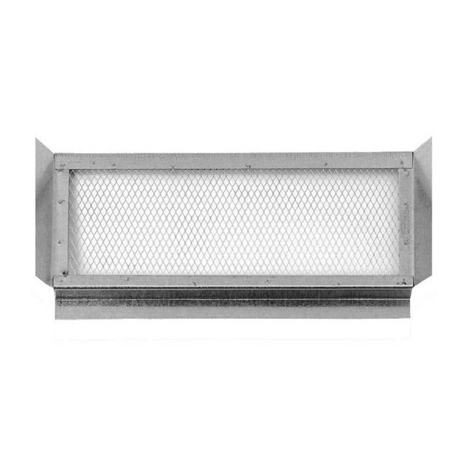 CMI 14.25in L Silver Galvanized Steel Soffit Vent in the Soffit Vents department at