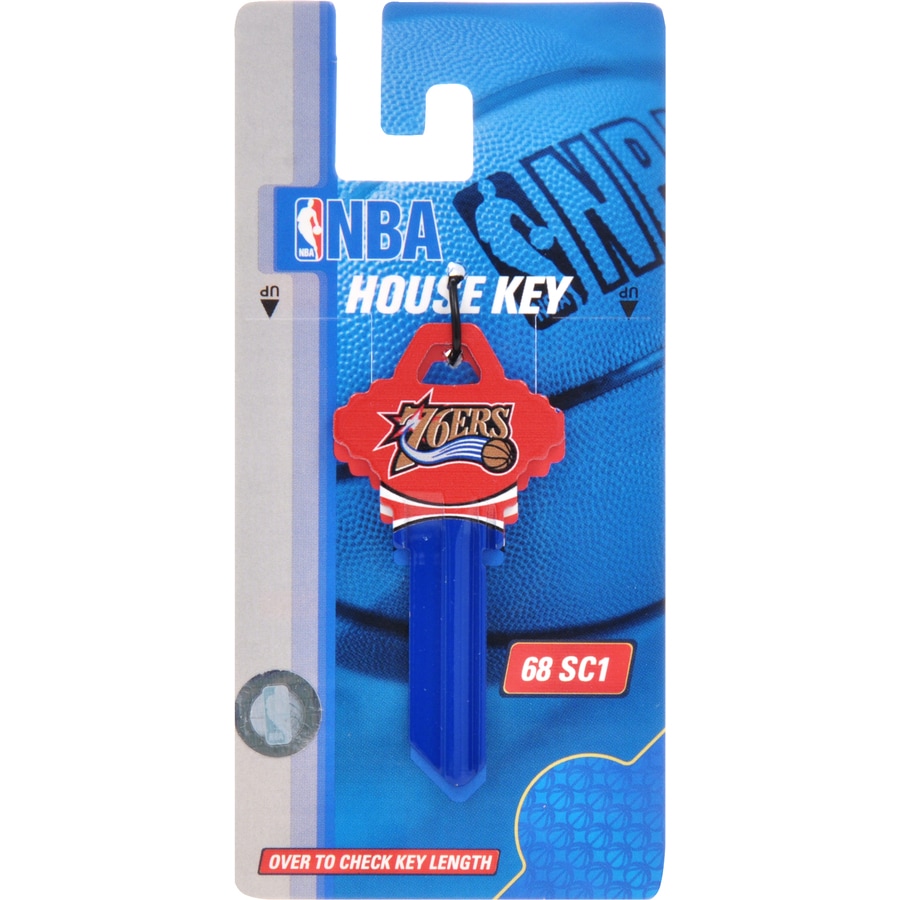 Hillman Philadelphia 76ers Brass House Entry Key Blank At Lowes Com