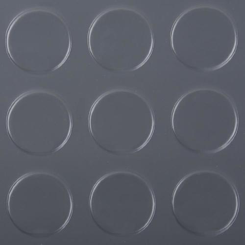 GFloor Coin 71/2ft x 17ft Slate Grey Raised Coin Garage Floor Roll