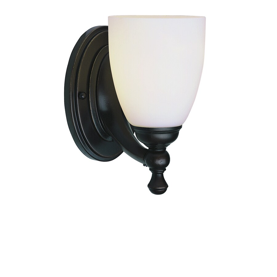 Bel Air Lighting 3651ROB Bronze Backplate Wall Sconce
