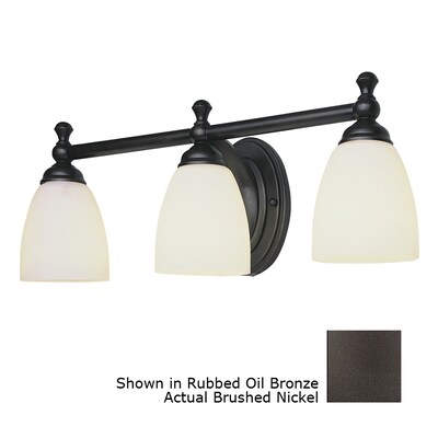 Bel Air Lighting 3 Light Brushed Nickel Bathroom Vanity Bel Air Lighting 3 Light Brushed Nickel Bathroom Vanity