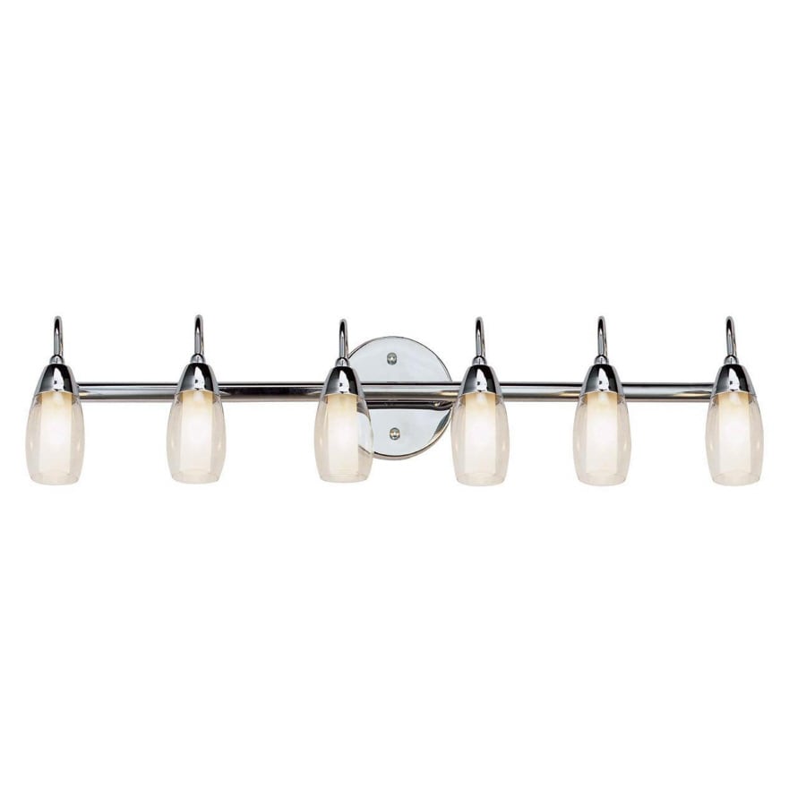 Shop Portfolio 6-Light Polished Chrome Bathroom Vanity Light at  home decor, interior design, interior design ideas, interior decoration, and photos 6 Bulb Vanity Light 900 x 900