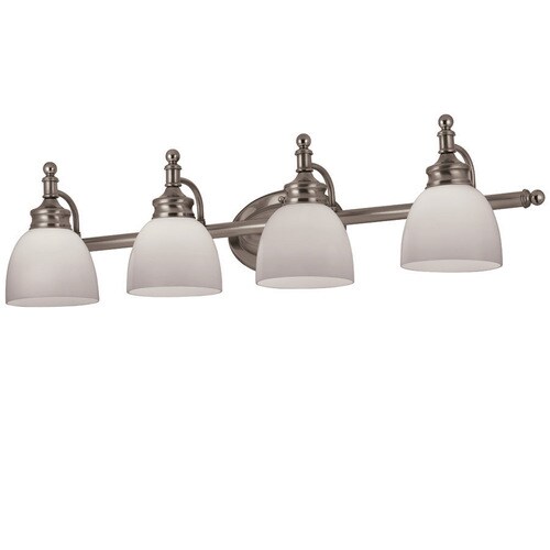 Portfolio 4-Light Antique Nickel Bathroom Vanity Light at Lowes.com