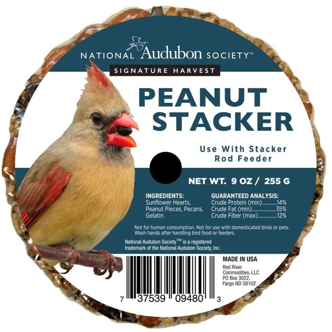 National Audubon Society 9oz Peanut Stacker Bird Treat in
