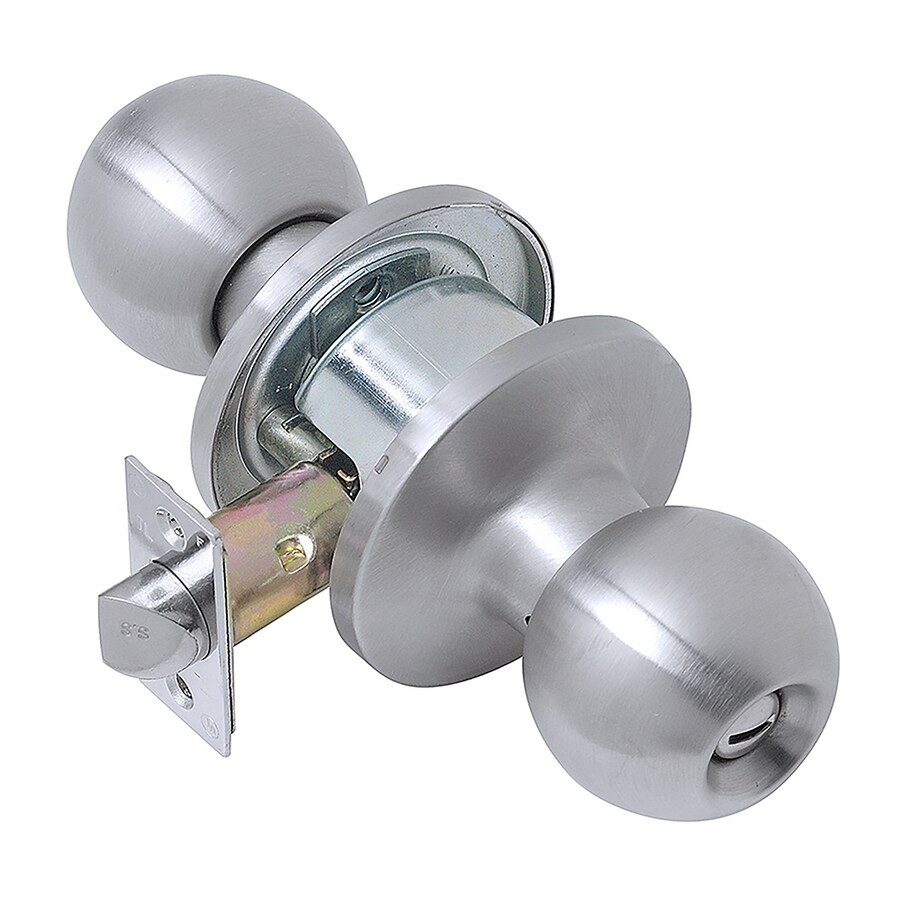 Push Button Light Commercial Door Knobs At Lowes Com