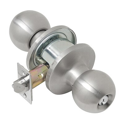 Keyed Entry With Push Button Door Knobs At Lowes Com
