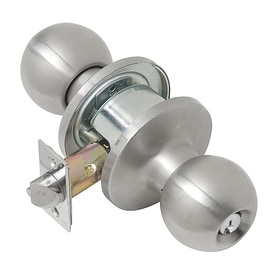 Tell Manufacturing KT2100 Empire Satin Stainless Steel Keyed Entry Door Knob Single Pack