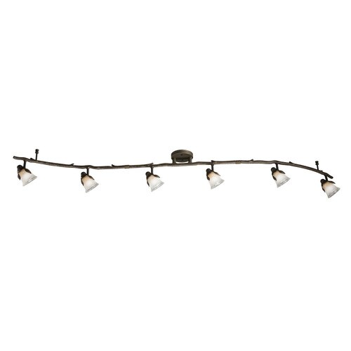 Portfolio Branches 6 Light 7075 In Olde Bronze Dimmable Standard Track