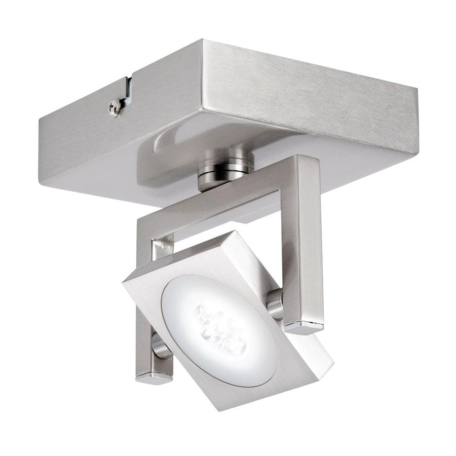 Kichler Isobel 1 Light 4 92 In Satin Nickel Dimmable Led Flush Mount Kichler Isobel 1 Light 4 92 In Satin Nickel Dimmable Led Flush Mount Fixed Track Kit