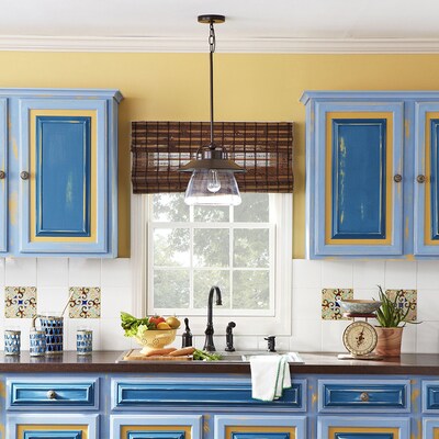 Well-lit kitchen