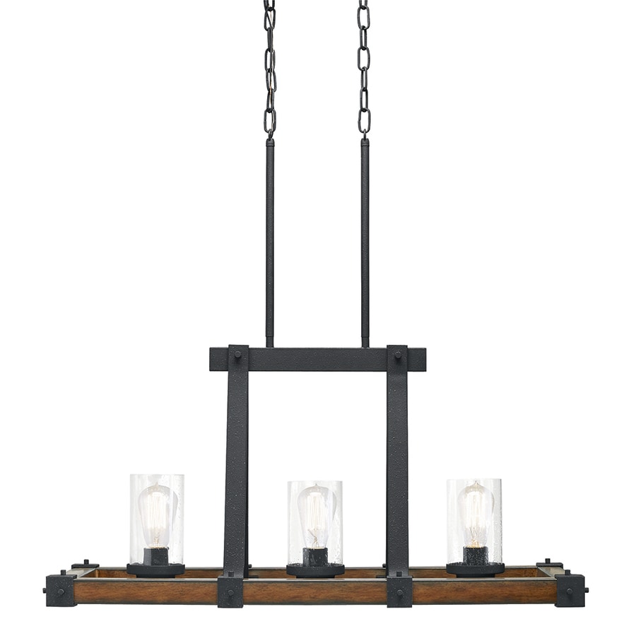 lighting unique vintage Kichler Black Shop Light Barrington Lighting in Distressed W 3 12.01