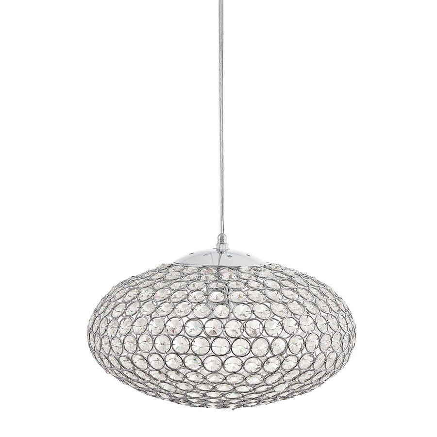 Kichler Krystal Ice 13 78 In Chrome Single Crystal Oval Pendant Kichler Krystal Ice 13 78 In Chrome Single Crystal Oval Pendant