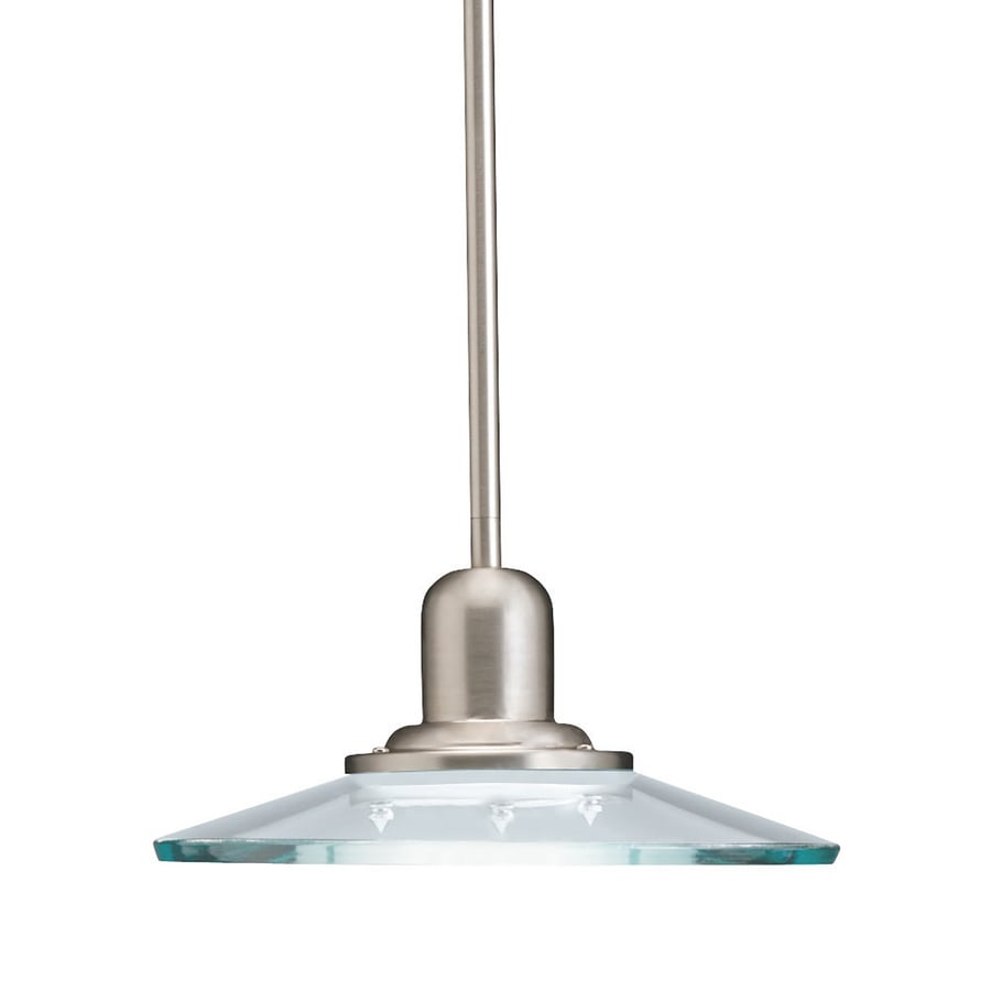 Kichler Galileo Brushed Nickel Pendant Light Coastal Clear Glass