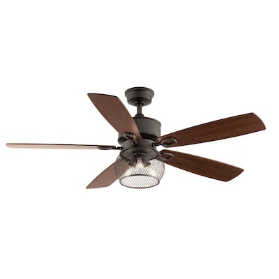 Kichler Clermont 52 In Satin Bronze Led Indoor Ceiling Fan With