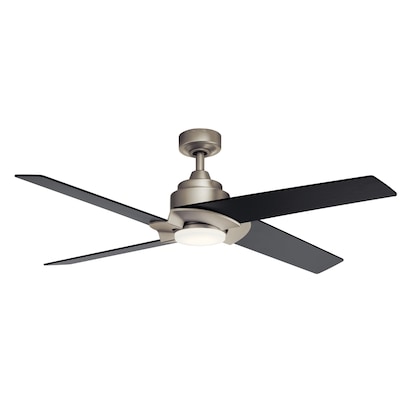 Kichler Malay 52 In Brushed Nickel Led Indoor Ceiling Fan With
