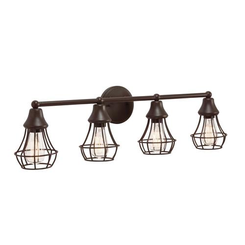 Kichler Bayley 4Light Bronze Transitional Vanity Light in the Vanity