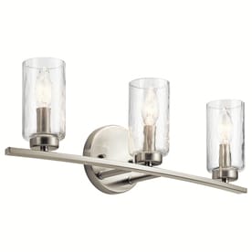 Bathroom Light Fixtures Satin Nickel shop vanity lights at lowes Bathroom Light Fixtures Satin Nickel shop vanity lights at lowes