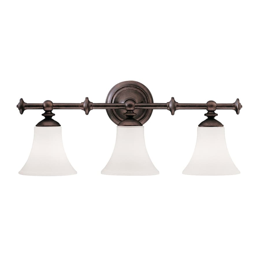 Shop Kichler Hamden 3-Light Olde Auburn Bell Vanity Light at Lowes.com