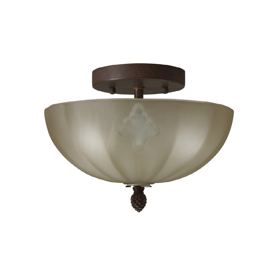 Portfolio 2 Light 9 7 8 Bronze Ceiling Semi Flush Mount At