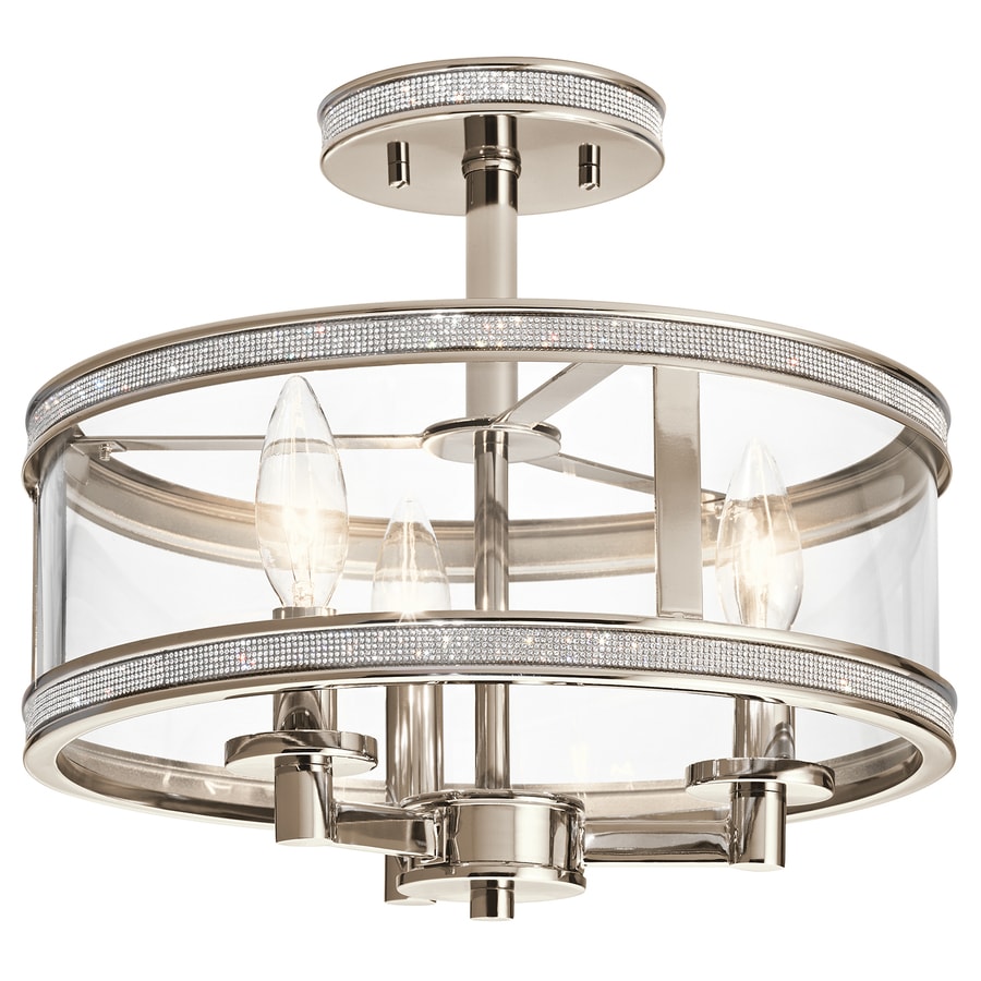 Kichler Angelica 13 In Polished Nickel Modern Contemporary