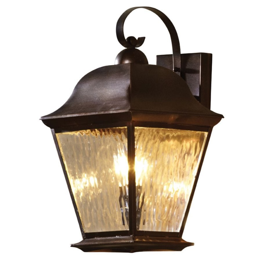allen + roth 18.5in H Olde Auburn Outdoor Wall Light in the Outdoor