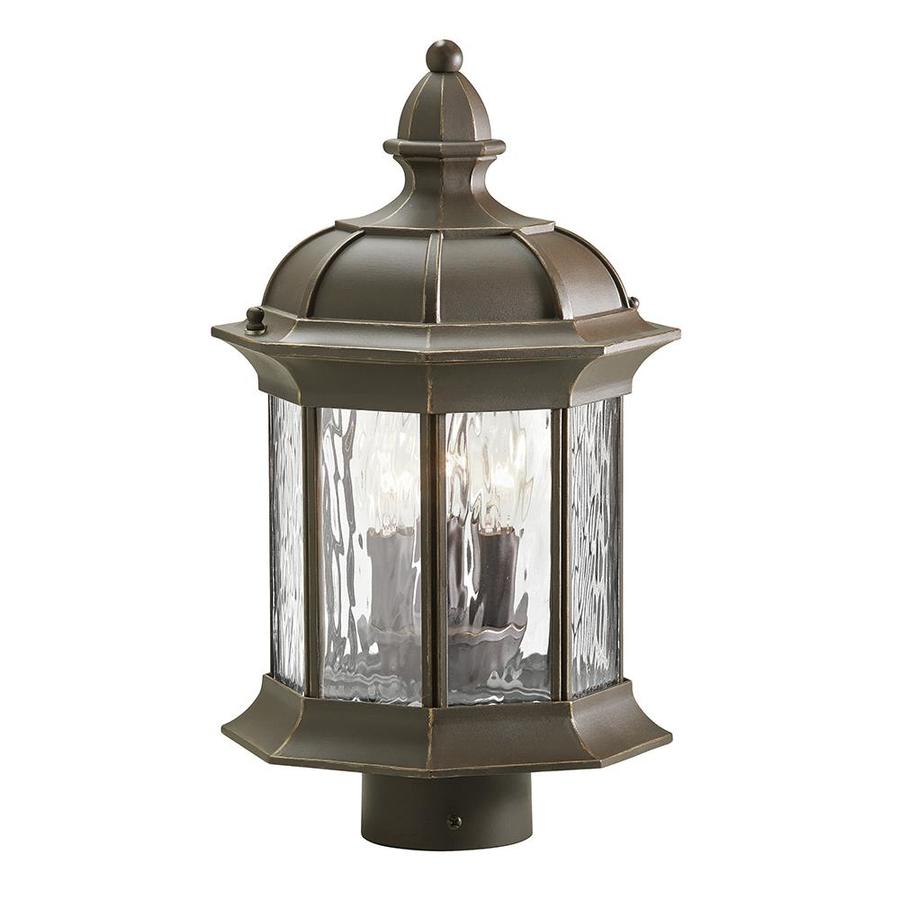 Shop Kichler Brunswick 15.35-in H Olde Bronze Post Light ...