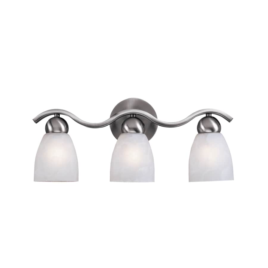 Shop Vanity Lights at Lowes.com - Portfolio Paces Brushed Nickel Bell Vanity Light