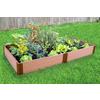 Shop Frame It All 48-in W x 96-in L x 12-in H Plastic Raised Garden Bed